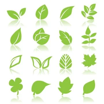 Leaf icon Stock Illustration