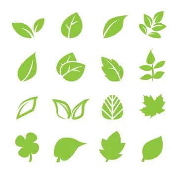 Leaf icon Stock Illustration