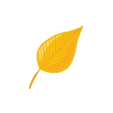 Leaf icon isolated Illustrazione stock