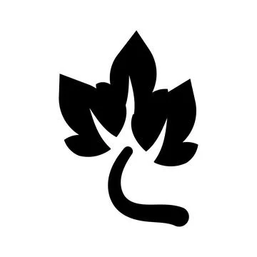 Leaf icon logo design template isolated illustration Stock Illustration