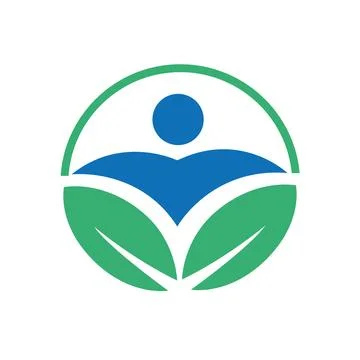 Leaf icon logo design vector Stock Illustration