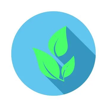 Leaf icon. logo isolated on white background. Vector illustration 스톡 일러스트