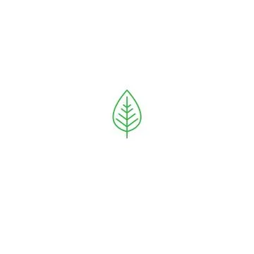 Leaf icon logo template Stock Illustration