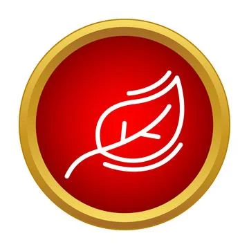 Leaf icon presenting ecology and organic nature concept Stock Illustration