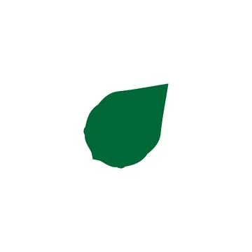 Leaf icon. Simple style ecology theme poster background symbol. Leaf brand .. Illustrazione stock