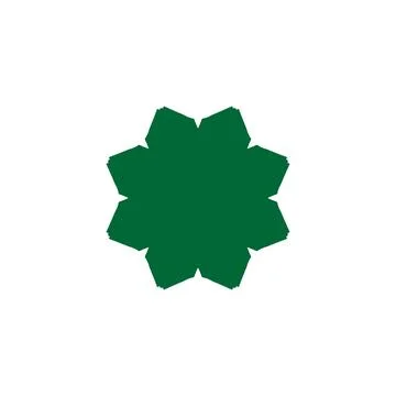 Leaf icon. Simple style ecology theme poster background symbol. Leaf brand .. Stock Illustration