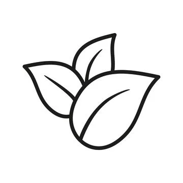 Leaf icon vector design templates simple and modern Illustrazione stock