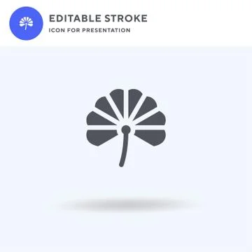 Leaf icon vector, filled flat sign, solid pictogram isolated on white, logo Illustrazione stock