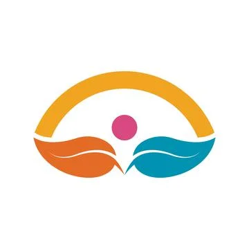 Leaf icon Vector Illustration design Logo template Stock Illustration