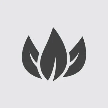 Leaf icon, vector Leaf icon eps10. Stock Illustration