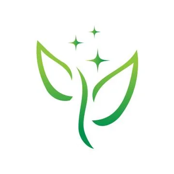 Leaf illustration Stock Illustration