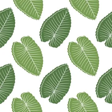 Leaf illustration seamless pattern4 Stock Illustration