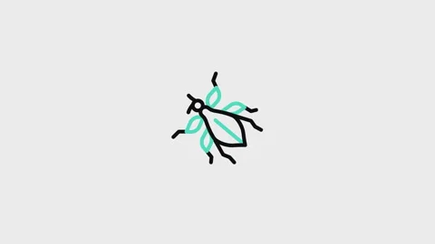 Leaf Insect Animated Icon Stock Footage 320225412