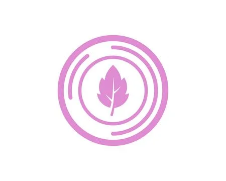 Leaf inside camera lens icon Stock Illustration