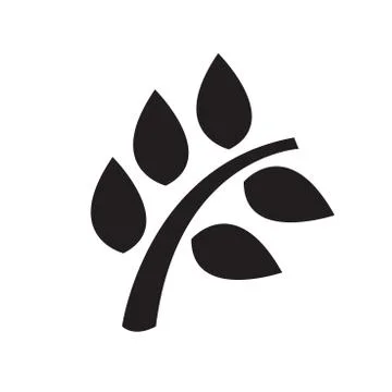 Leaf isolated Stock Illustration