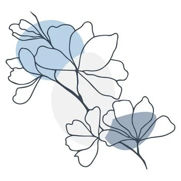 Leaf isolated on white background. illustration of a green leaf. Flowers Stock Illustration