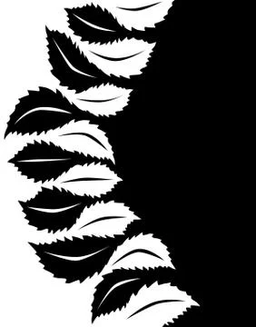 Leaf to leaf Stock-Illustration