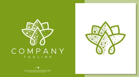 Leaf A letter logo design template. Letter A logo vector. Stock Illustration