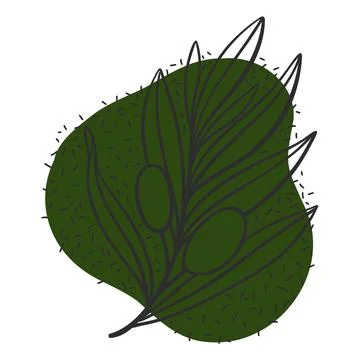 Leaf line icon set, leaves - plant elements, icons Stock Illustration