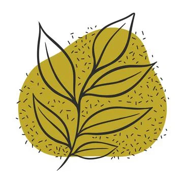 Leaf line icon set, leaves - plant elements, icons 스톡 일러스트