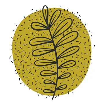Leaf line icon set, leaves - plant elements, icons Stock Illustration