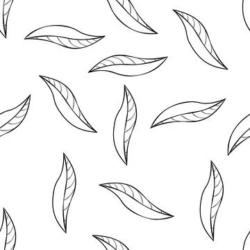 Leaf lines Stock Illustration