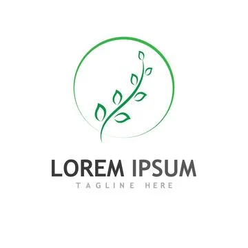 Leaf logo and vector images Stock Illustration