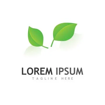 Leaf logo and vector images 스톡 일러스트