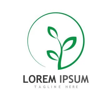 Leaf logo and vector images 스톡 일러스트
