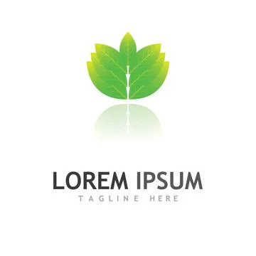 Leaf logo and vector images 스톡 일러스트