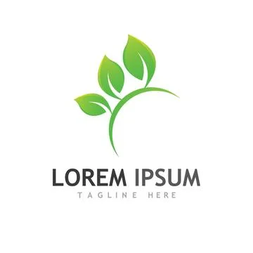 Leaf logo and vector images Stock Illustration