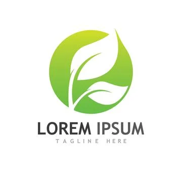 Leaf logo and vector images Stock Illustration