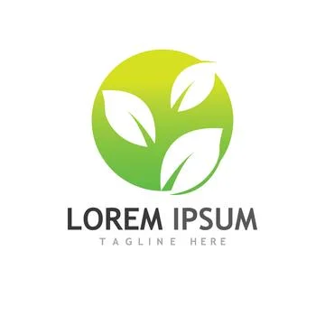 Leaf logo and vector images 스톡 일러스트