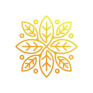 Leaf Logo design vector illustration. Abstract Leaf Logo vector in creative d Stock-Illustration