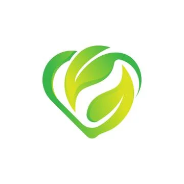 Leaf Logo design vector illustration. Abstract Leaf Logo vector in creative d Stock Illustration