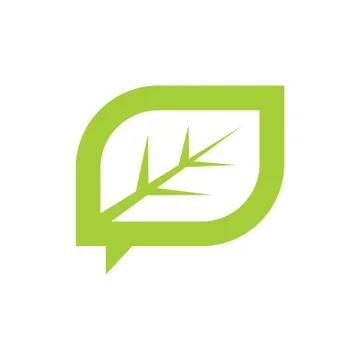 Leaf Logo Design Vector Template Isolated Stock-Illustration