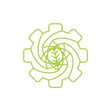 Leaf Logo Design Vector Template Isolated Stock-Illustration