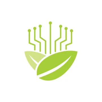 Leaf Logo Design Vector Template Isolated Stock-Illustration