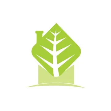 Leaf Logo Design Vector Template Isolated Stock-Illustration