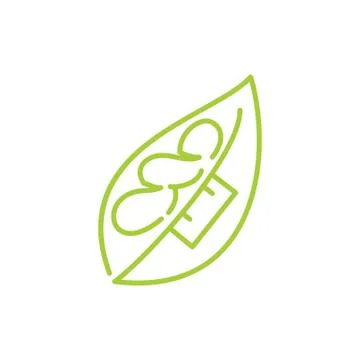 Leaf Logo Design Vector Template Isolated Stock-Illustration