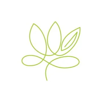 Leaf Logo Design Vector Template Isolated Stock-Illustration