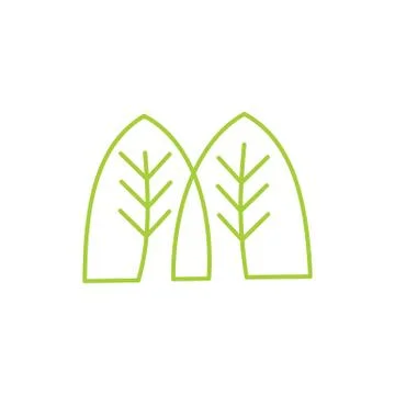 Leaf Logo Design Vector Template Isolated Stock-Illustration