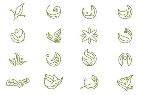 Leaf logo Stock Illustration