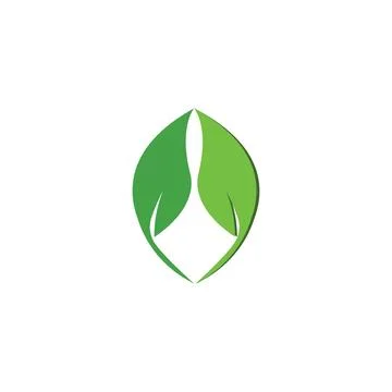 Leaf Logo Template vector symbol 库存插图