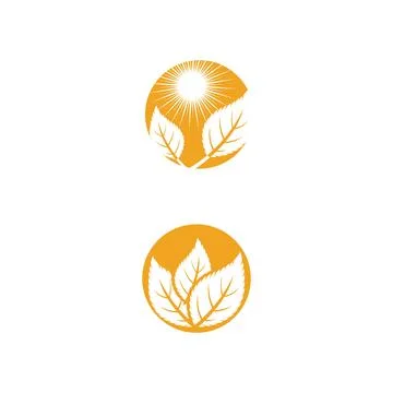 Leaf Mint Logo Template vector symbol Stock Illustration