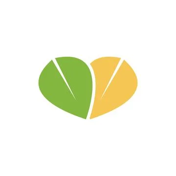 Leaf Mint Logo Template vector symbol Stock Illustration