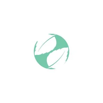 Leaf Mint Logo Template vector symbol Stock Illustration