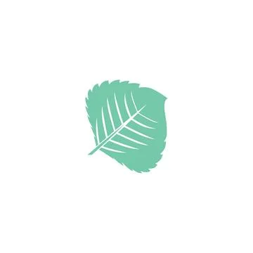 Leaf Mint Logo Template vector symbol Stock Illustration