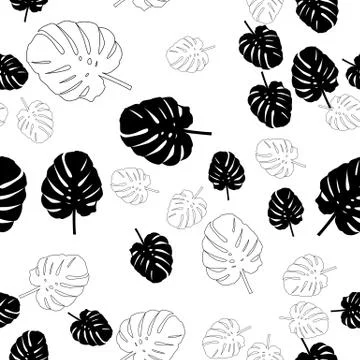 Leaf monsters Icon with Long Shadow. Vector Illustration EPS10 스톡 일러스트