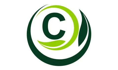 Leaf Motion Initial C Stock Illustration